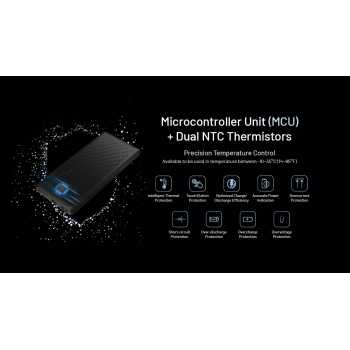 Gambar produk NITECORE Power Bank PD QC Carbon Fiber IPX7 Dual USB 22.5W 10000mAh - NB Plus