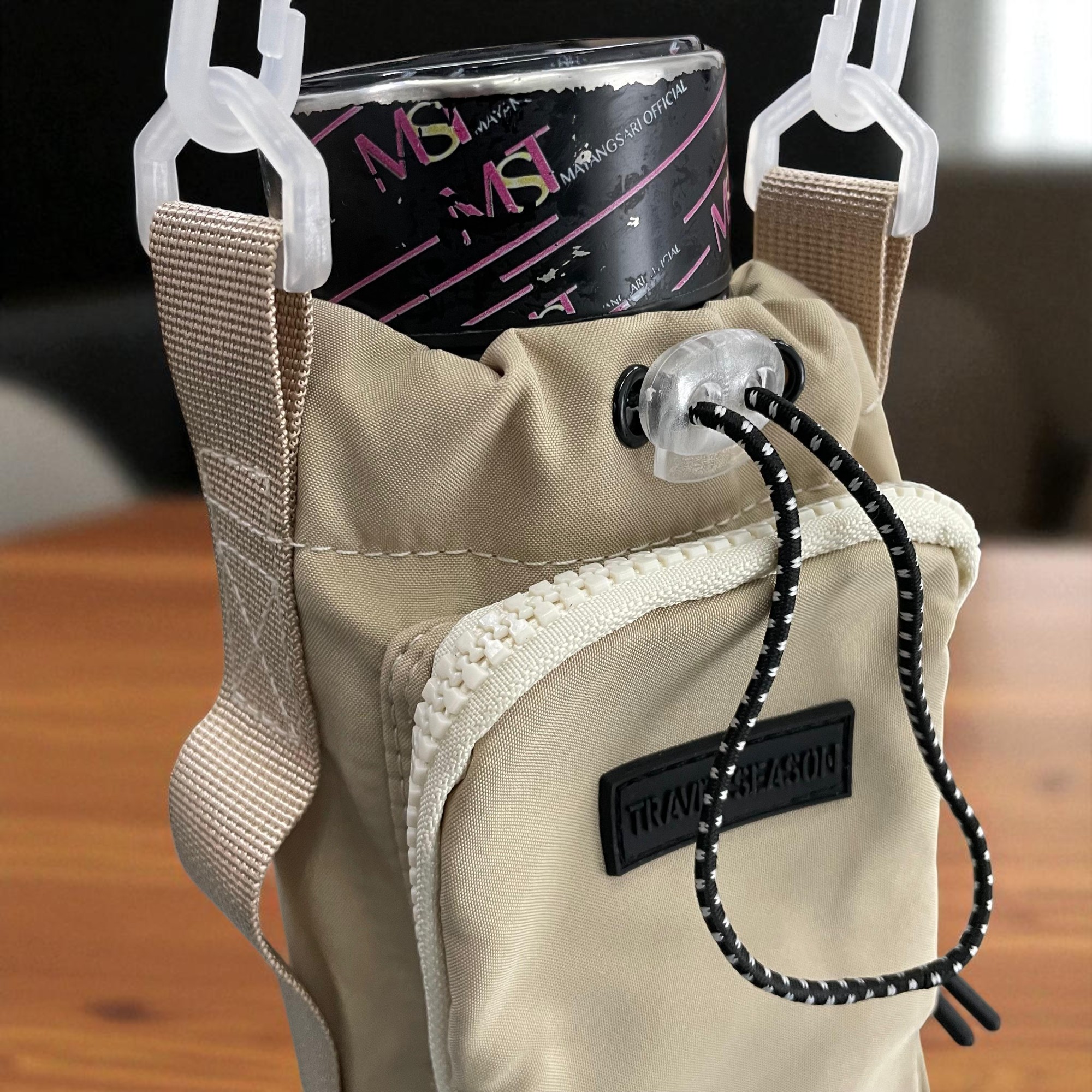 Gambar produk ZEST Tas Botol Minum Bottle Holder Bag Mesh Adjustable Strap - BHB10