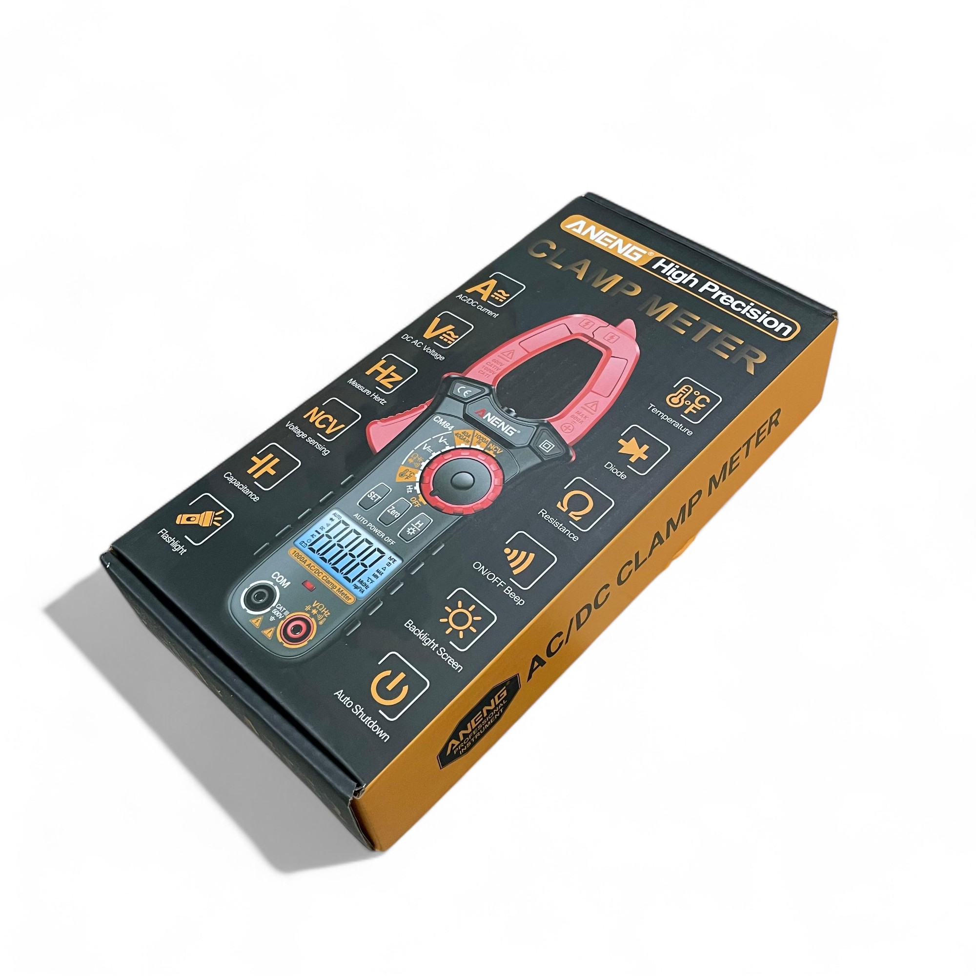 Gambar produk ANENG Clamp Meter Digital Multimeter Multitester LCD Flashlight 1000A - CM84