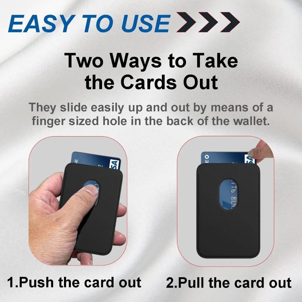 Gambar produk Rhodey Dompet Kartu Magnetic Card Holder MagSafe PU Leather for iPhone - WM-95