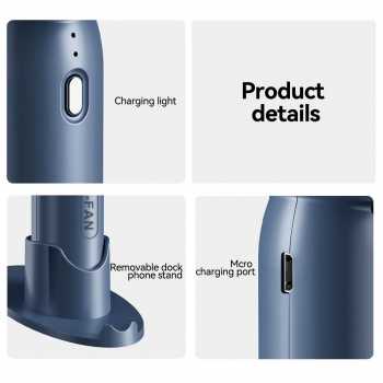 Gambar produk MF Kipas Mini Portable Handheld Fan USB Rechargeable 400mAh - MF-400