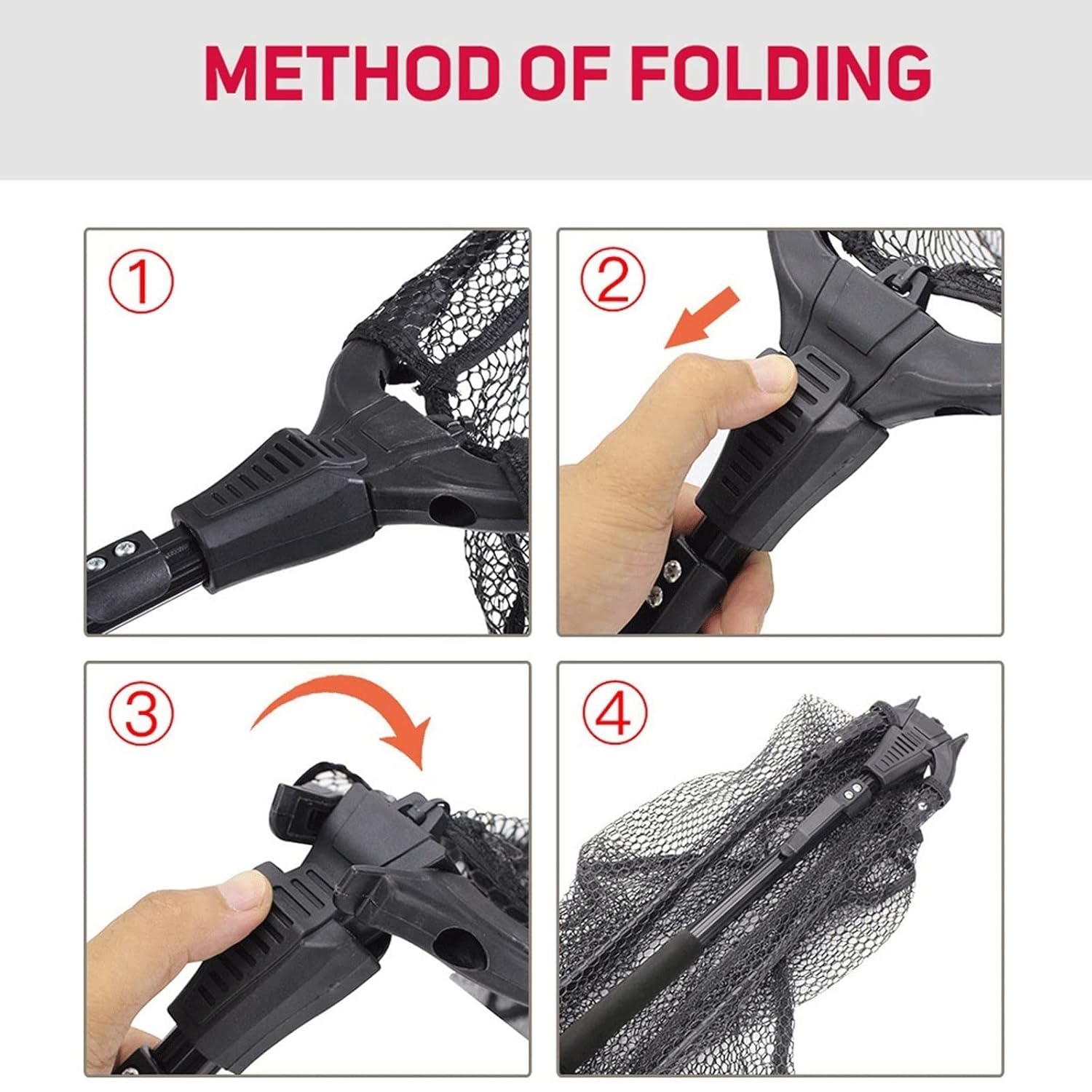 Gambar produk MARTY Jaring Pancing Ikan Triangle Mini Aluminium Alloy Folding 70cm - M-70