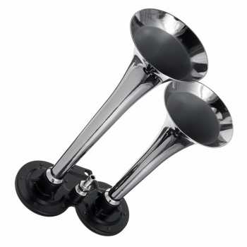 Gambar produk HEYVO Klakson Trompet Mobil Dual Air Horn 150dB 12V - LD201