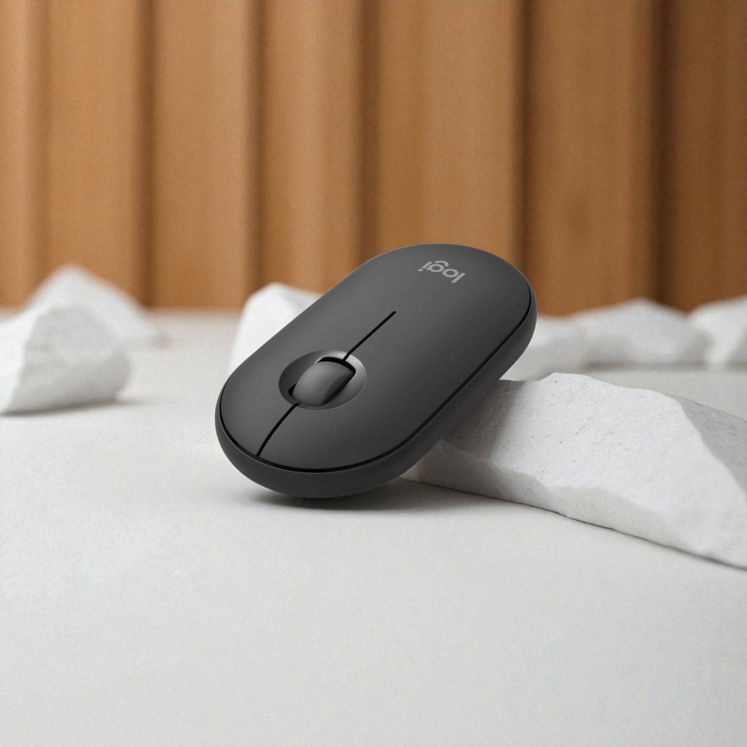 Gambar produk Logitech Pebble 2 Mouse Wireless Bluetooth Silent Touch 400-4000 DPI - M350s