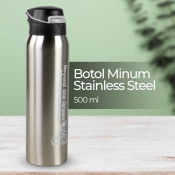BAOWENBEI Botol Minum Termos Air Panas Dingin Stainless Steel 500ml - A1A0