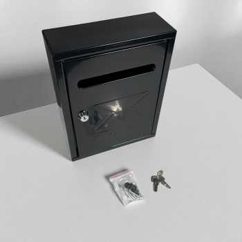 Gambar produk JUNLANG Kotak Surat Pos Metal Mailbox Wall Mounted 20x7.5x26.5cm - JM-20