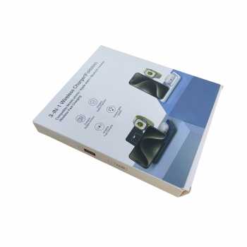 Gambar produk VIKEFON Wireless Charger 3in1 Stand Foldable iPhone Apple Watch 15W - VK15