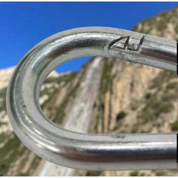 Gambar produk GYMTOP Carabiner Gantungan Kunci Spring Buckle Stainless Steel M9