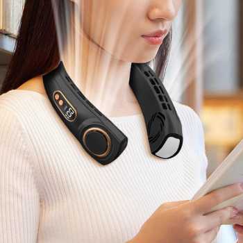 Gambar produk MONOLOSA Kipas Angin Leher Portable 3 Speed Adjustable 1200mAh - F1200