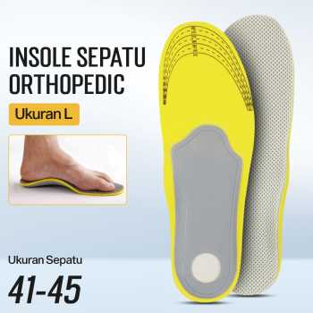Gambar produk Insole Sepatu Alas Kaki Orthopedic 3D Premium Orthotics Flat Foot L