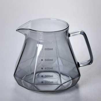 Gambar produk LCS Teko Kopi Coffee Server V60 Drip Pour Kaca Borosilikat 600ml - LCS38