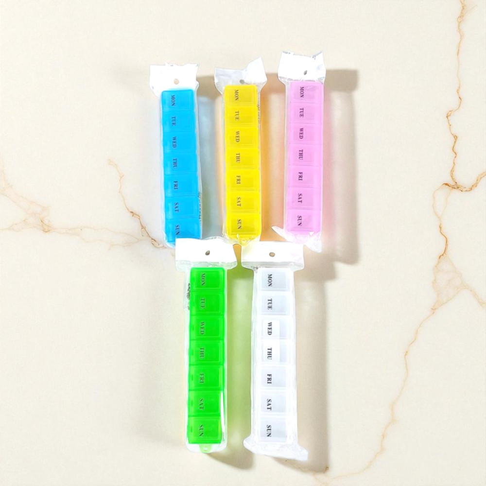 Gambar produk Kotak Obat 7 Day Medicine Tablet Storage - MS01