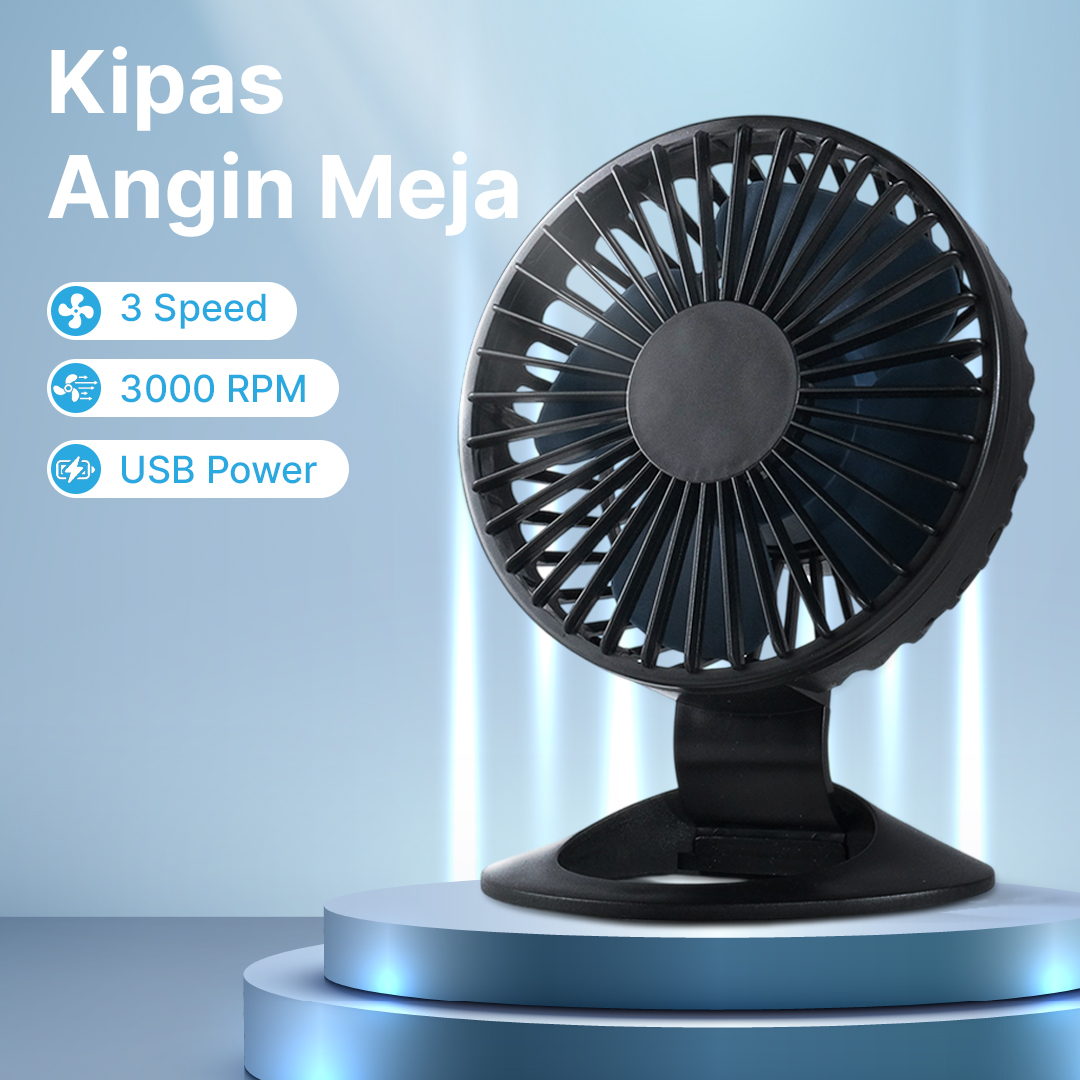 Gambar produk Tonewan Kipas Angin Meja Desk Fan USB 4.3 Inch - F2