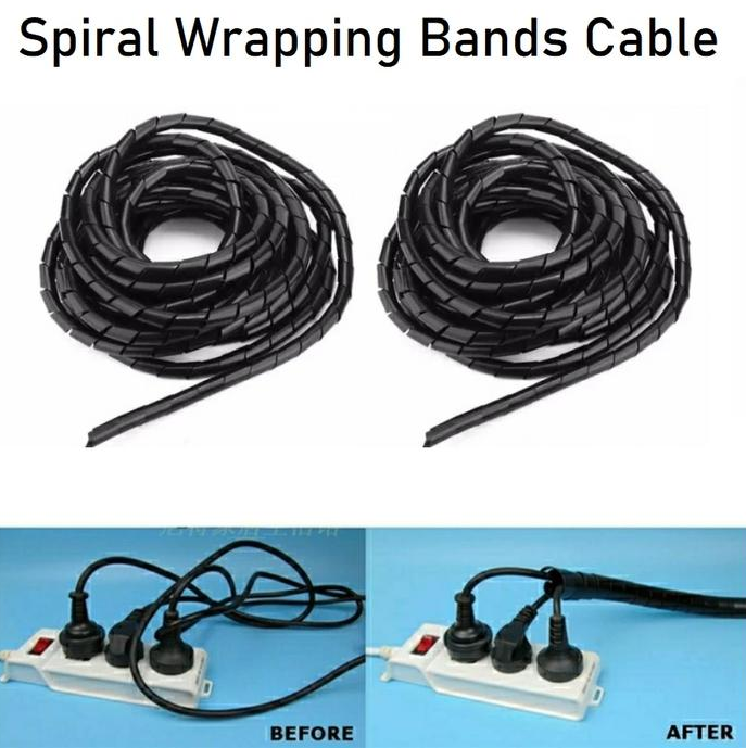Gambar produk BOBBINY Tali Spiral Sebaguna Decoration Engineering Wrapping PE 3mm 20M - SWB-03