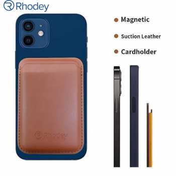Gambar produk Rhodey Dompet Kartu Magnetic Card Holder MagSafe PU Leather for iPhone - WM-95