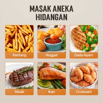 Gambar produk Rosou Air Fryer Mesin Penggoreng Tanpa Minyak 2nd Edition 2.5L OA2 - OA2