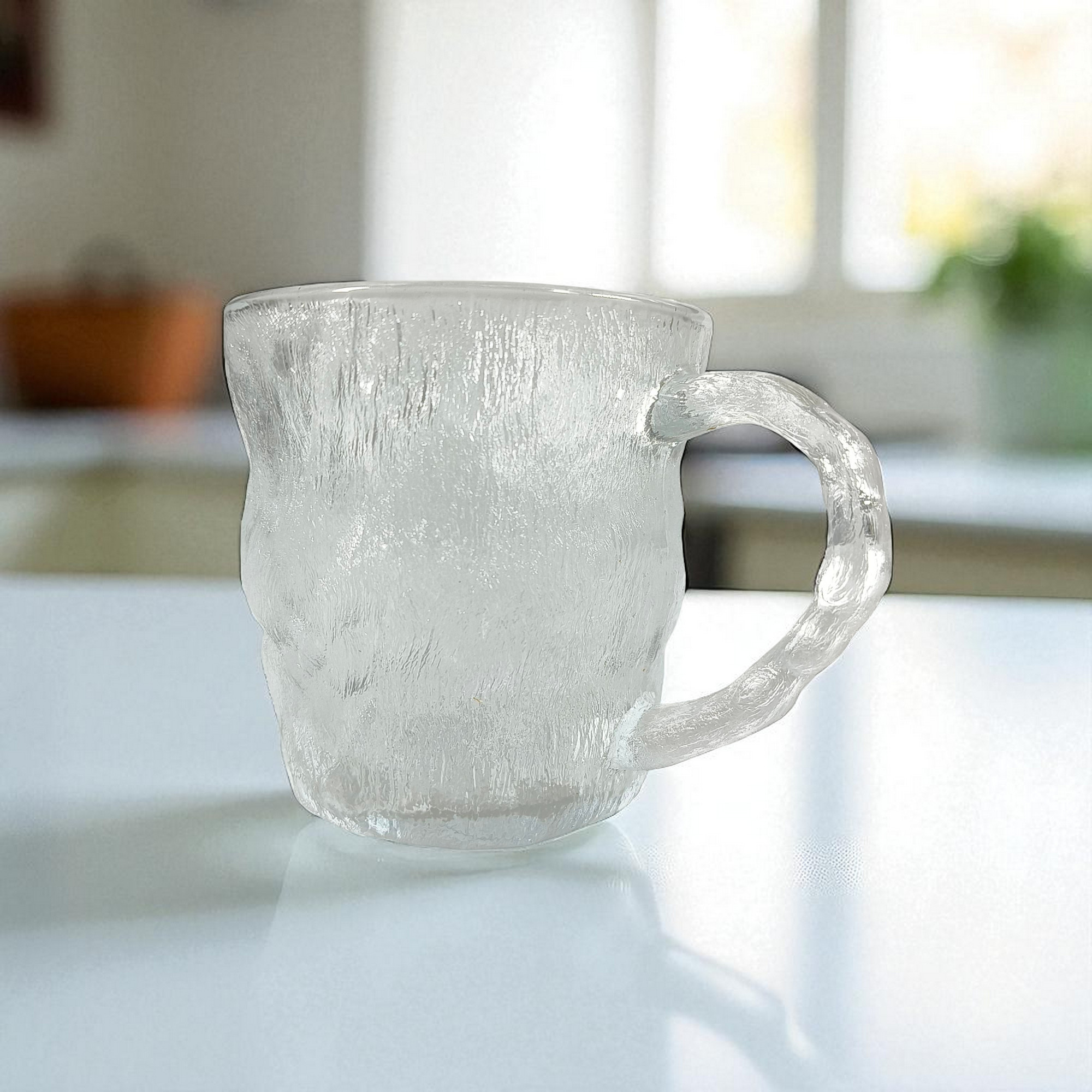 Gambar produk Rouge Gelas Teh Heat Resistant Tea Cup Glacier Hammer Pattern 270ml - INU147