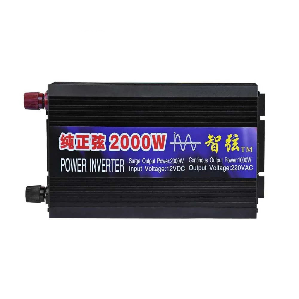 Gambar produk BEZAX Power Inverter Mobil Pure Sine Wave DC 60V to AC 220V 2000W - B620