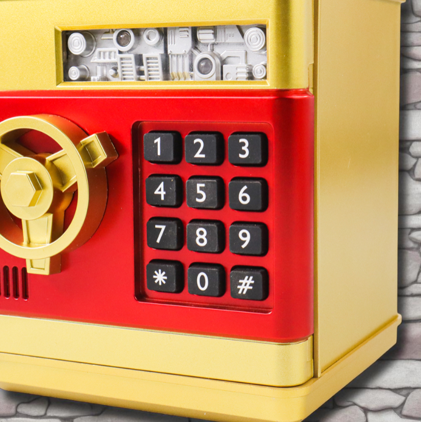 Gambar produk TARA Celengan Anak Electronic Bank Safe Box Money Model Brankas - T-8815