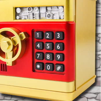 Gambar produk TARA Celengan Anak Electronic Bank Safe Box Money Model Brankas - T-8815