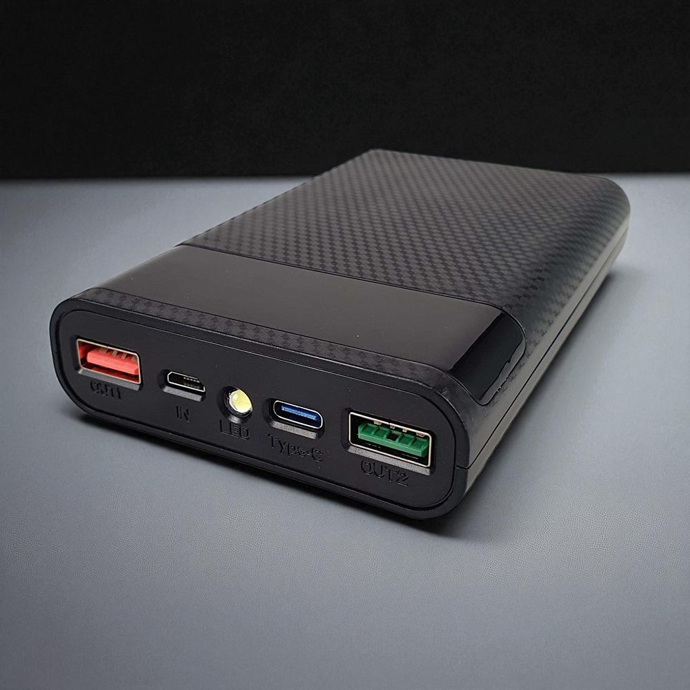 Gambar produk Kebidumei Power Bank DIY Case LCD Display Dual USB Port 4 PCS 18650 - KA4