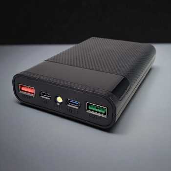 Gambar produk Kebidumei Power Bank DIY Case LCD Display Dual USB Port 4 PCS 18650 - KA4