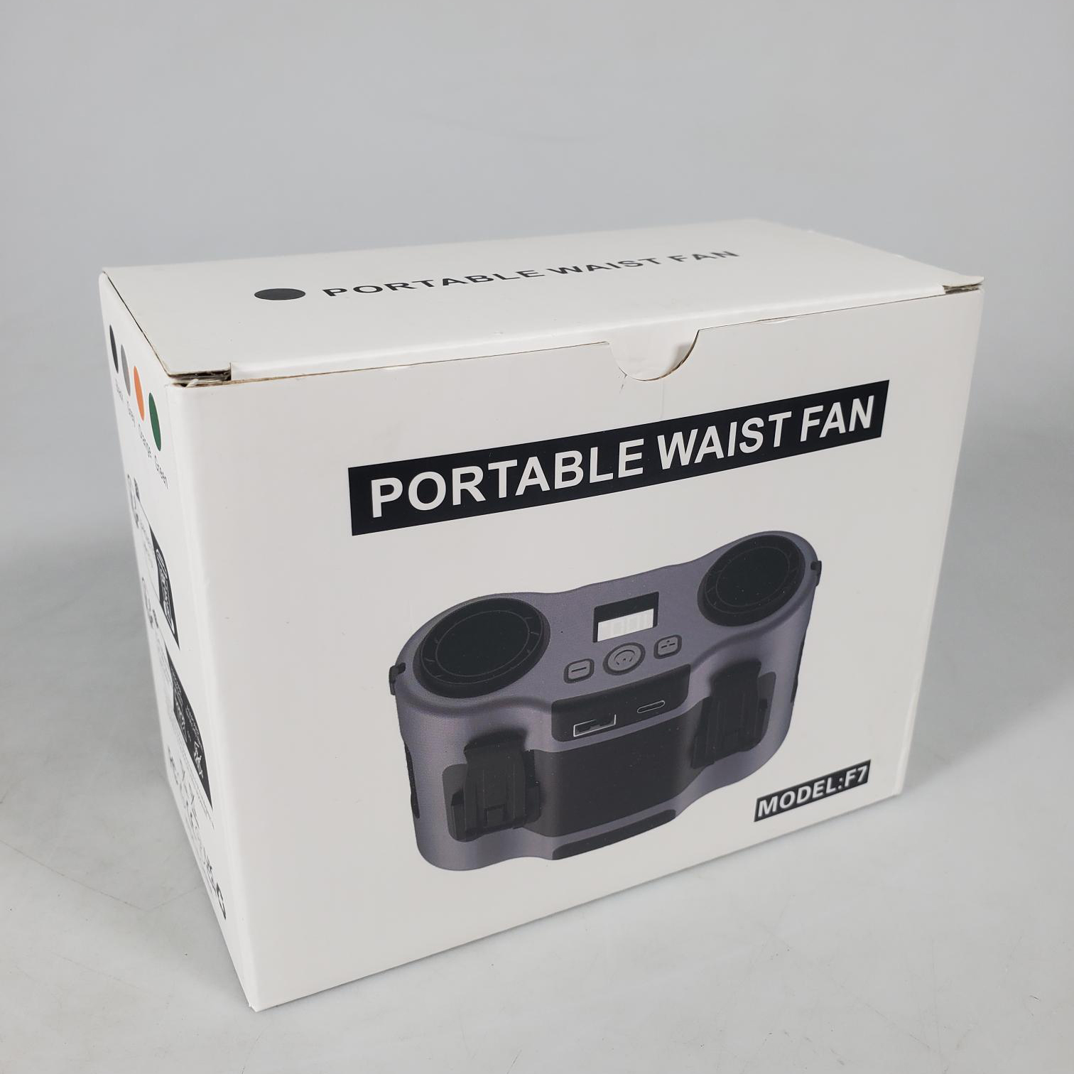 Gambar produk RAUGEE Kipas Angin Pinggang Portable Waist Fan 5 Speed 20000mAh - F7