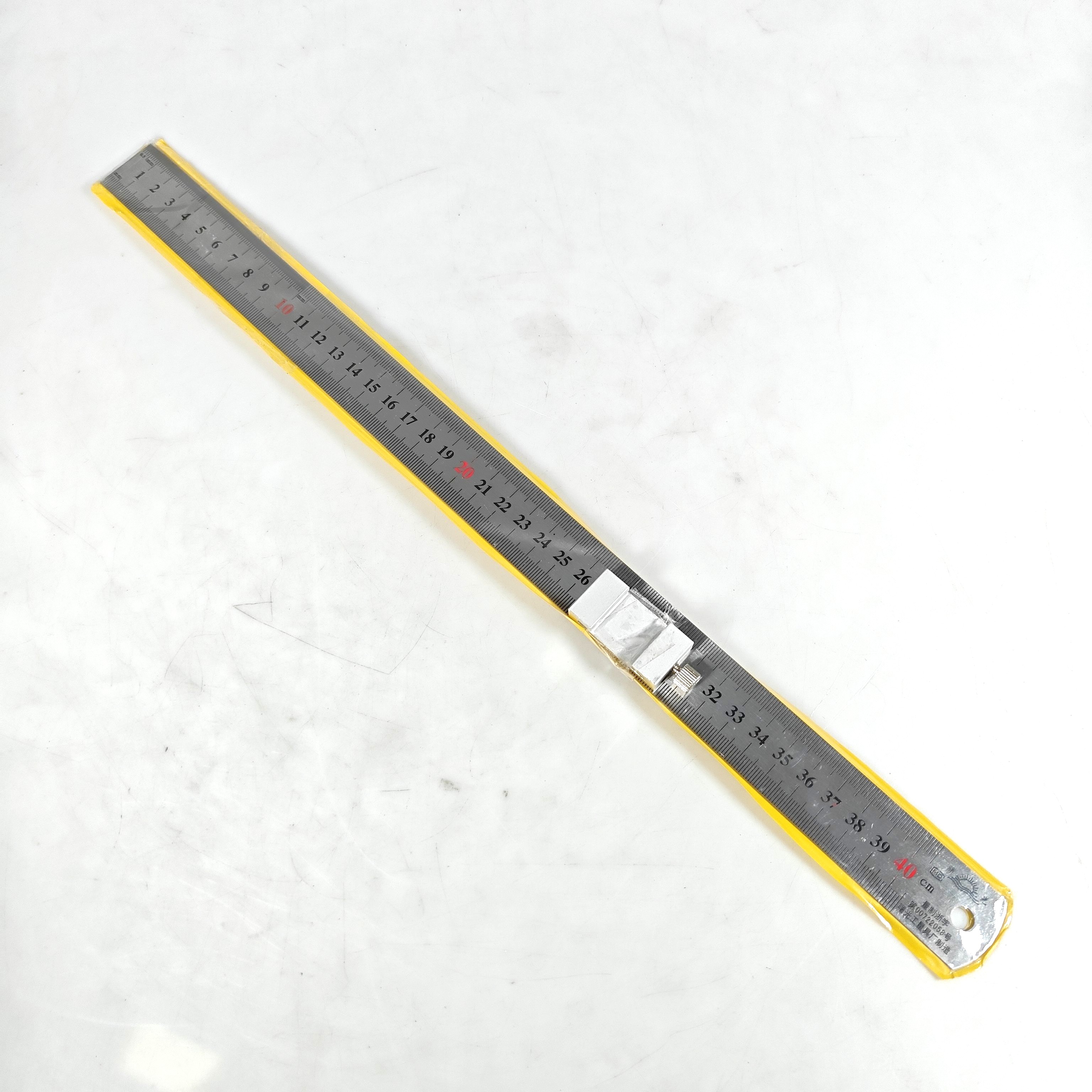Gambar produk GASSEW Mistar Penggaris Alat Ukur Besi Capentry with Ruler Positioning 40cm - DB6