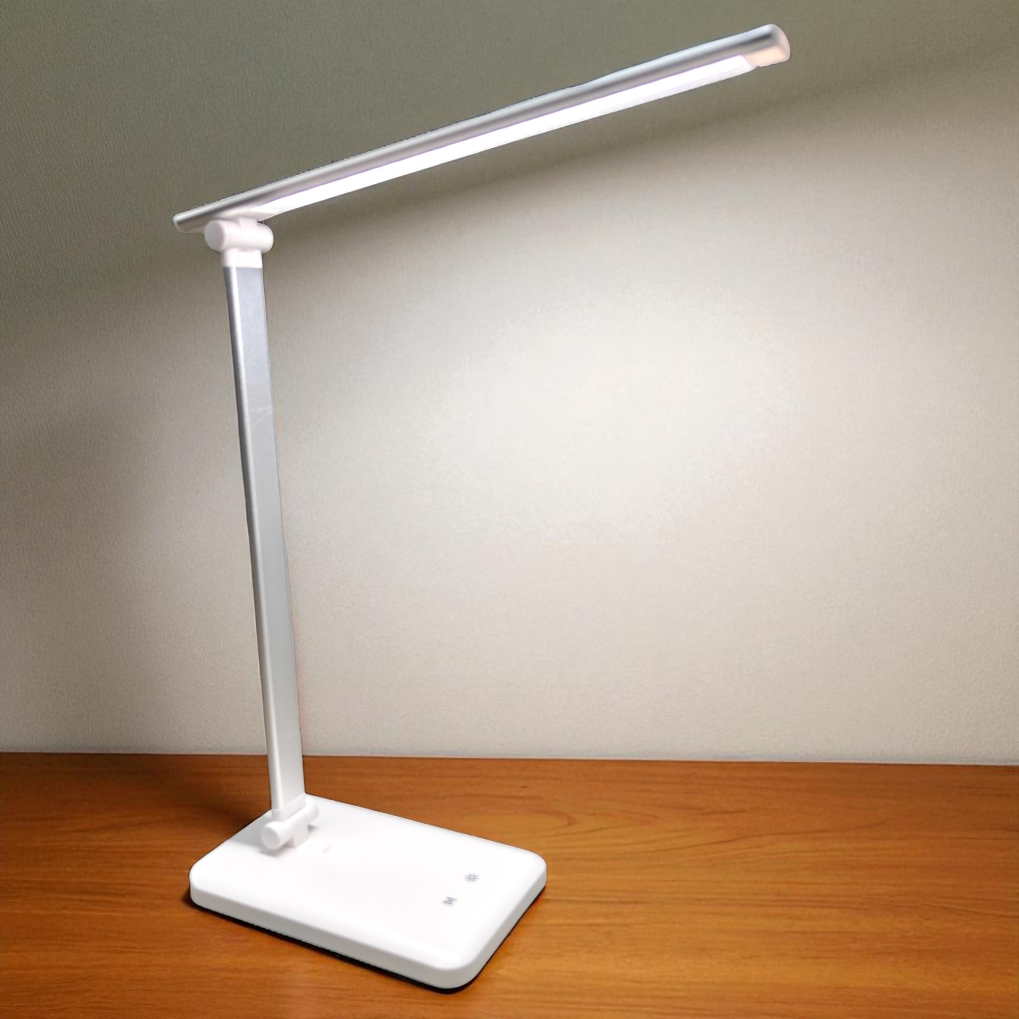 Gambar produk NEWSTYLE Lampu Meja Belajar LED Desk Lamp USB Rechargeable 8W 3 Color - PH376