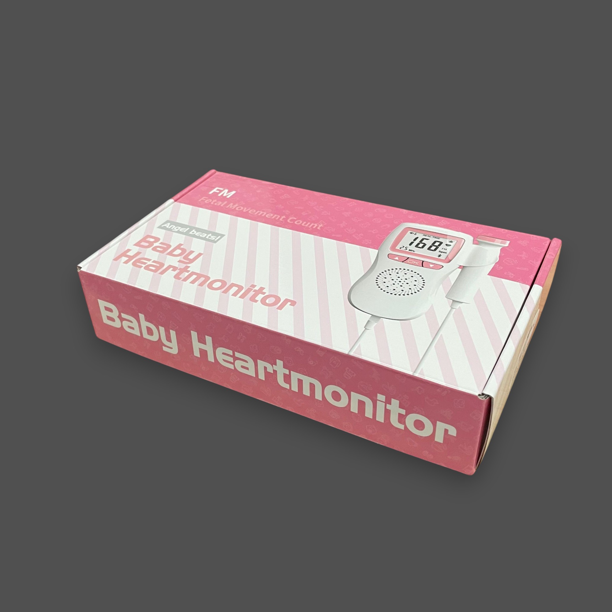 Gambar produk WEBEYOU Alat Deteksi Jantung Janin Fetal Doppler Heartrate Bluetooth - WF-FD101