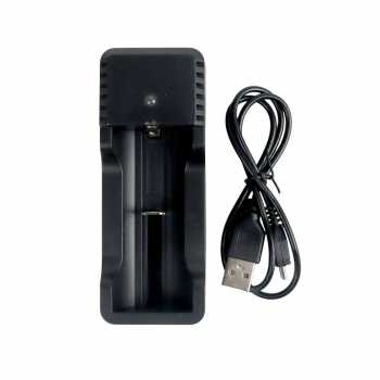 Gambar produk Charger Baterai 1 Slot 18650 26650 16340 14500 Li-Ion Spring Strip - NK-205