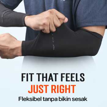 Gambar produk X-AUQA Manset Tangan Sepeda Sun Protection Anti UV Nylon 3 Pair - A-3