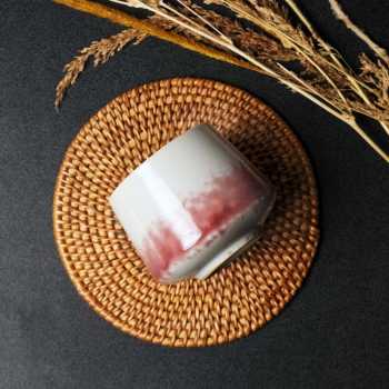 Gambar produk FLAMBE Gelas Keramik Kopi Teh Vintage Japanese Style Ceramic Cup 200ml - FB014