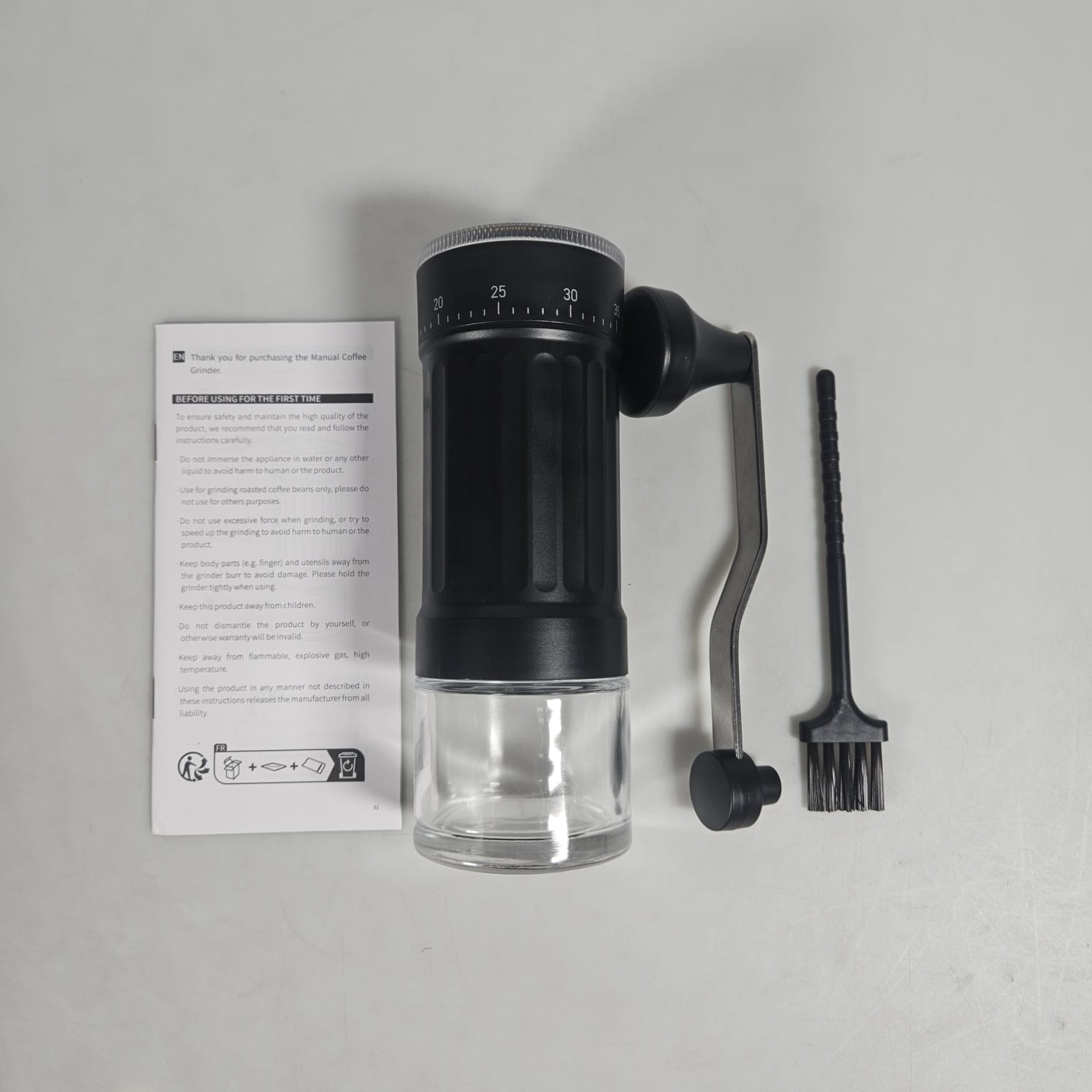 Gambar produk GING Alat Penggiling Kopi Manual Coffee External Gear Adjustment - KMDJ-HC