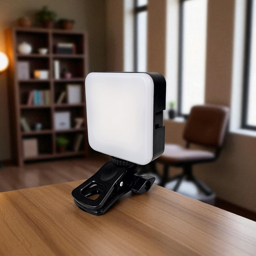 Gambar produk NAIX LED Selfie Fill Light Lampu Kamera Video Portable Tri Color 5.5W - AY-49J