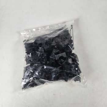 Gambar produk ZYCN Dudukan Kabel Ties Cable Tie Mount Fixed Saddle Nylon 100 PCS - HC7-M5