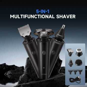ENCHEN Alat Cukur Elektrik 5in1 3D Magnetic Electric Shaver Waterproof - X8S-C
