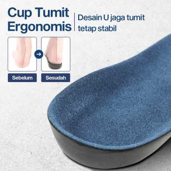 Gambar produk Insole Sepatu Alas Kaki Orthopedic EVA Flatfoot Massage 38-40 - E003