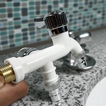 Gambar produk TERRIC Keran Air Faucet Double Water Outlet Mop Pool Multifunctional - TE2