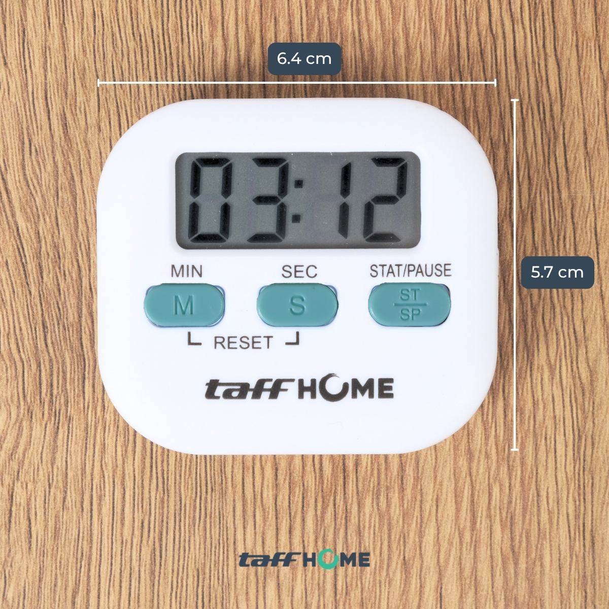 Gambar produk TaffHOME Timer Masak Dapur Magnetic Stopwatch Kitchen Countdown Clock - JS-113
