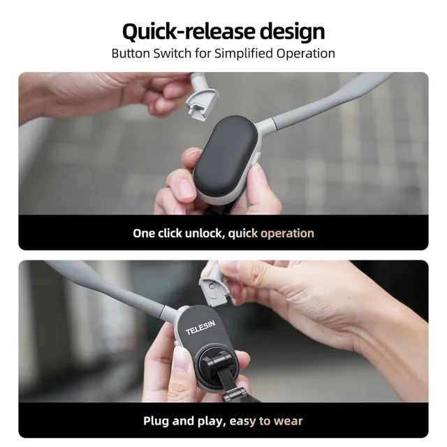 Gambar produk TELESIN Strap Kalung Smartphone Magnetic Neck Holder Mount Magsafe - MNM-001-B