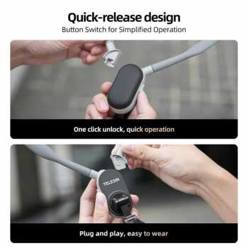 Gambar produk TELESIN Strap Kalung Smartphone Magnetic Neck Holder Mount Magsafe - MNM-001-B