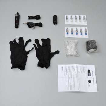 Gambar produk ROCKET Mesin Tato Tattoo Embroidery Machine Kit 1300mAh 12000 RPM - P120