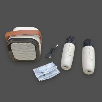 Gambar produk MEODY Speaker Bluetooth Karaoke Portable with 2 Microphone 5W - K12