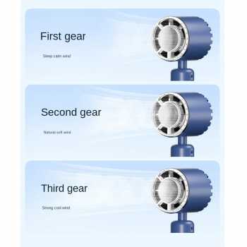 Gambar produk COOLIT Kipas Mini Portable Handheld Fan Cold Compress 3 Speed 2000mAh - P-106