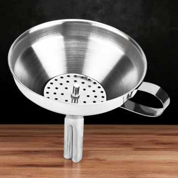 Gambar produk GraceHome Corong Multifungsi Funnel Stainless Steel 13cm - GH3014