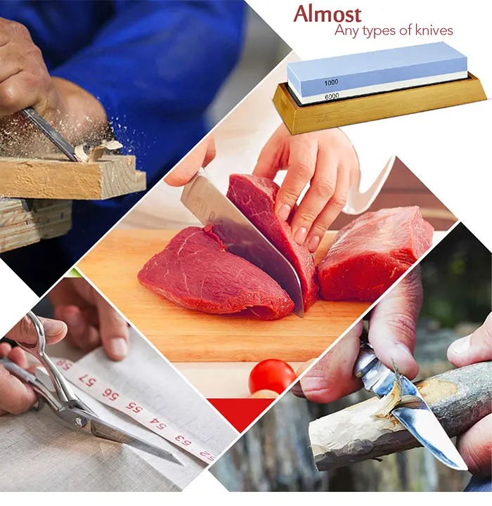 Gambar produk Onetwone Batu Asah Pisau Whetstone Sharpener 1000/6000 8000/3000 2 PCS - LB8-3