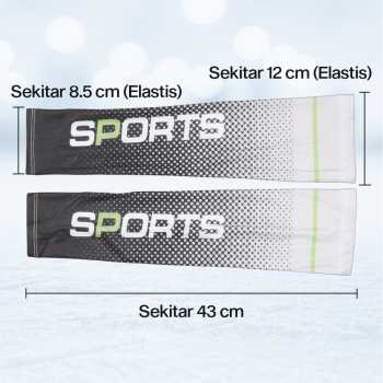 Gambar produk WOSAWE Sarung Pelindung Lengan Tangan Manset Arm UV Protection Sleeve - BX101