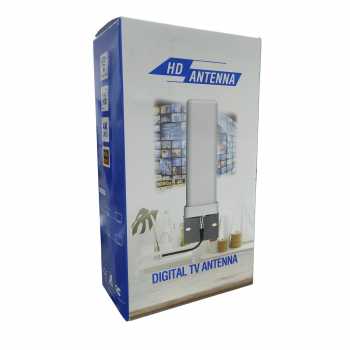 Gambar produk ZHCD Antena TV Digital Indoor Outdoor DVB-T2 HD 4K 36dB Amplifier - ZH3