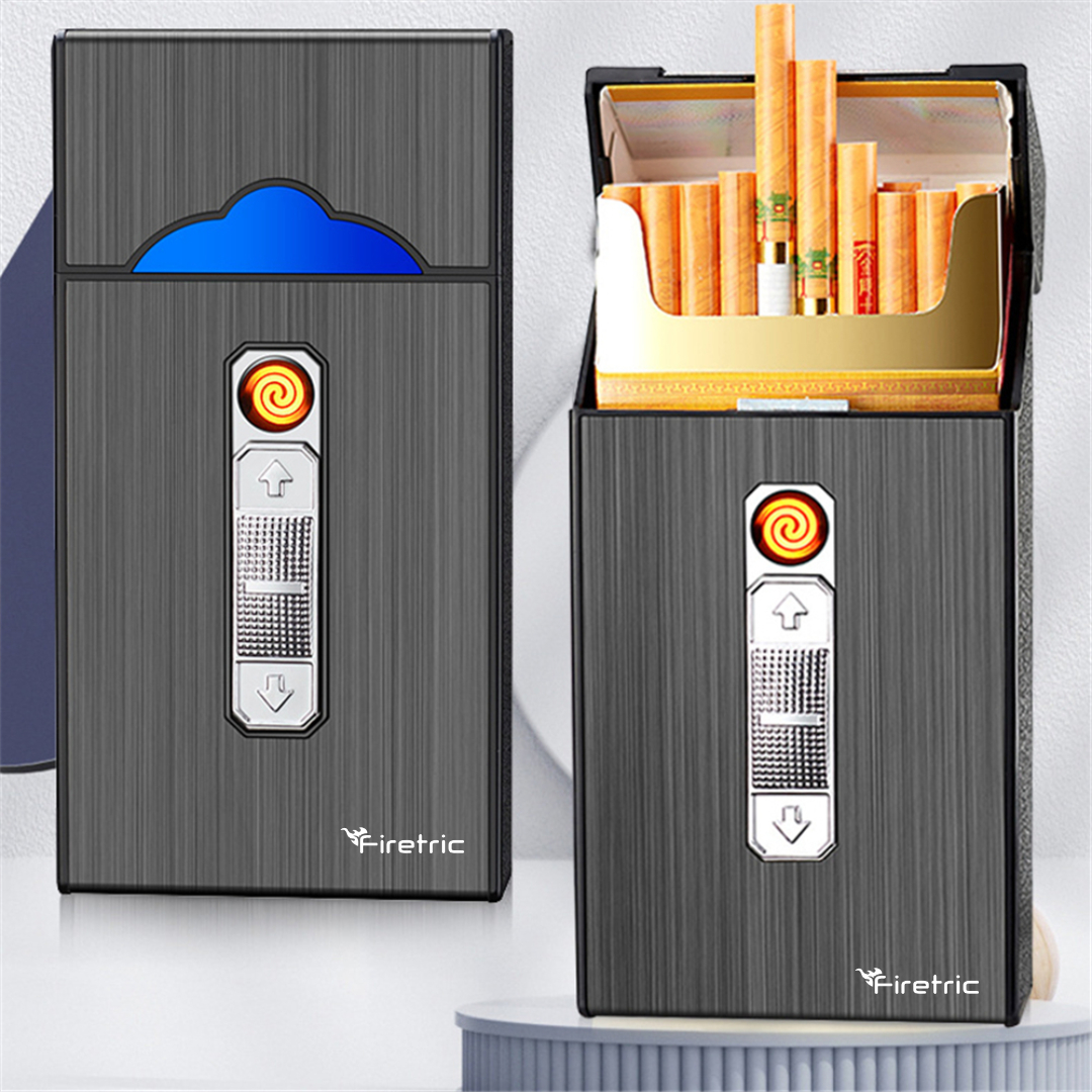 Gambar produk Firetric Kotak Rokok Korek Elektrik Cigarette Lighter 20 Slot - A-15
